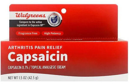 Walgreens Arthris pain Relief Capsaicin